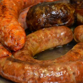 Békési Bratwurst, scharf, 1 Paar