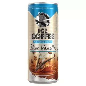   HELL Ice Coffee Slim Vanilla UHT Bourbon-Vanillegetränk mit Milch – 250 ml