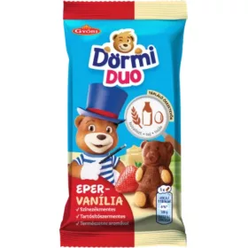   Dörmi Duo Weicher Biskuit mit Erdbeerfüllung und Vanillecreme - 30 g