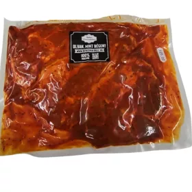 Békési marinierter Schweinshals, mit Paprika